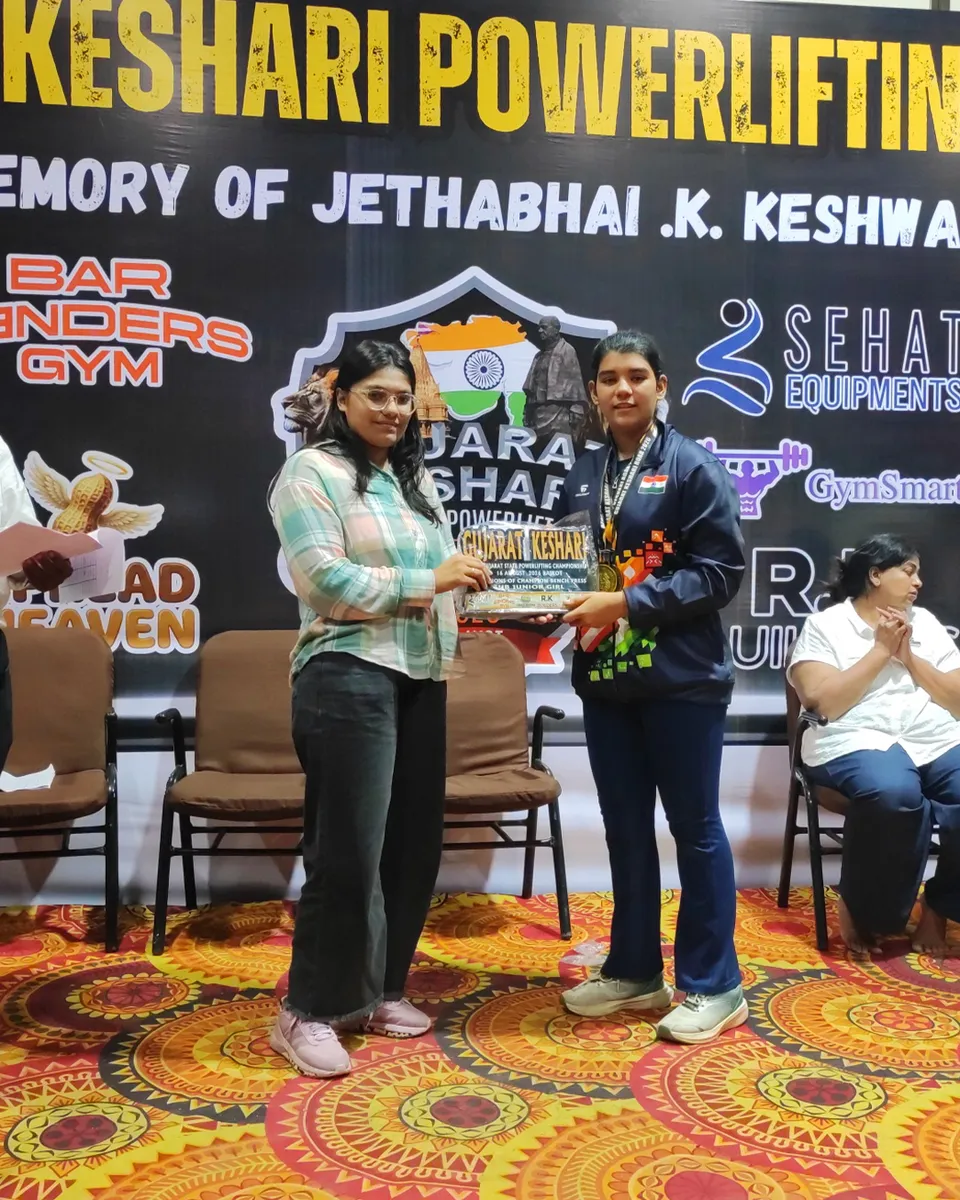 103° Fever Mein 245Kg Total — Gujarat Kesri State Championship 2026